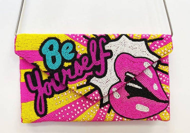 BE YOURSELF Clutch /Cross Body