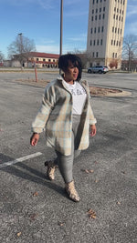 Plaid Shacket (Baby Blue/Cream/Tan)