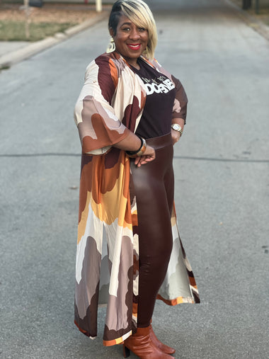 Mocha Latte Kimono