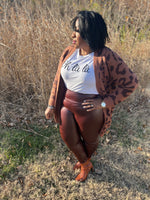 Cheetah Print Cardigan