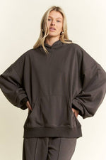 SOLID COTTON BRUSHED SET: Marsala