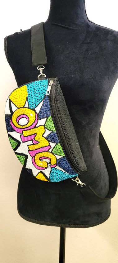BEADED FENNY PACK BEADED OMG