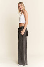VINTAGE OVERSIZED SWEATPANTS: Denim