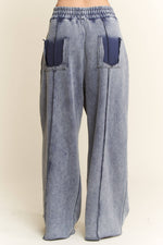 VINTAGE OVERSIZED SWEATPANTS: Denim