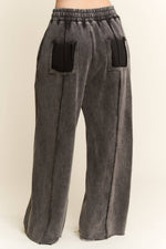 VINTAGE OVERSIZED SWEATPANTS: Denim