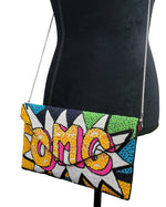 A BEADED BAG OMG CLUTCH