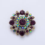 Vintage Wine As Fine Brooch