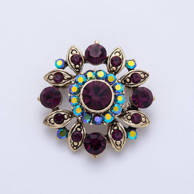 Vintage Wine As Fine Brooch