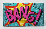 A BEADED BAG BANG CLUTCH