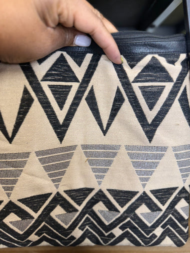 Marble Embellished Clutched