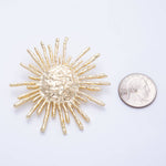 Hello SunHine Gold Brooch