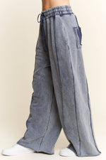 VINTAGE OVERSIZED SWEATPANTS: Denim