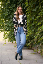 Midnight Floral Cardigan