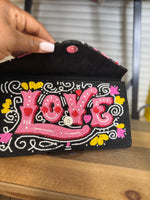 Black Love Clutch/Cross Body