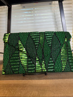 Money Green Clutch