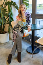 Soft Multi Patterned Cardigan