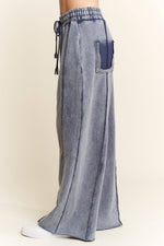 VINTAGE OVERSIZED SWEATPANTS: Denim