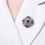 Vintage Wine As Fine Brooch