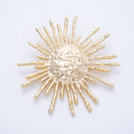 Hello SunHine Gold Brooch
