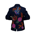 Multi: Hummin Bird Navy fabric