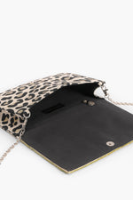 Safari Leopard Embellished Clutch