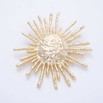 Hello SunHine Gold Brooch