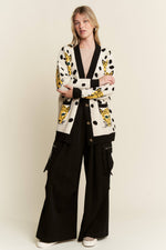CHEETAHLICIOUS CARDIGAN: CREAM