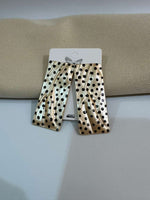 Leopard Pattern Statement Earrings: Nature