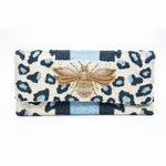 Blue Cheetah Queen Bee Clutch