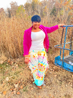 Rainbow Fringe Jeans