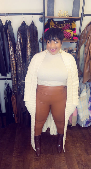 Oversized Cream Cardigan